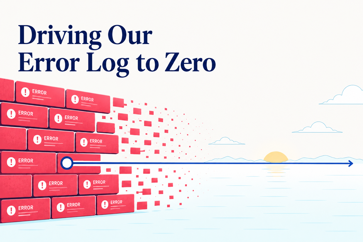 From a wall of red errors to a near-zero baseline