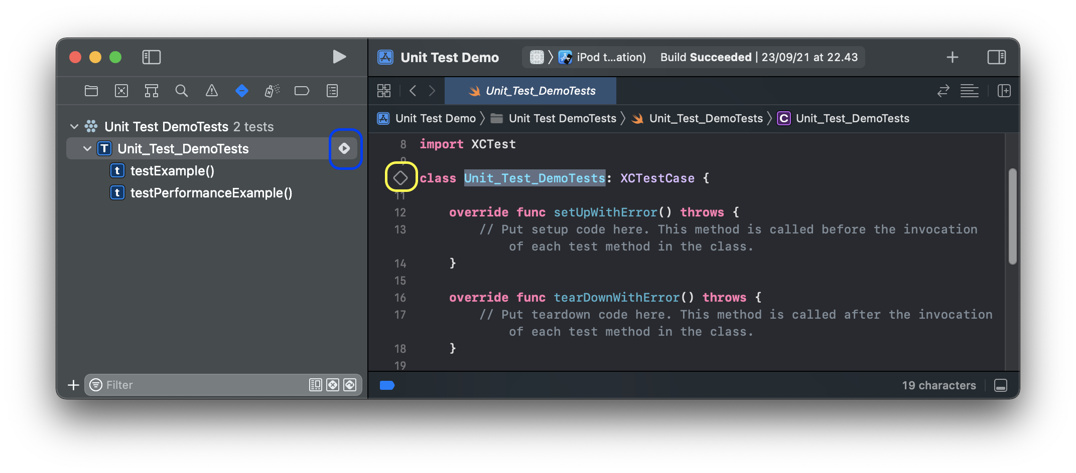 Generated test bundle